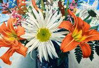 James Ruby Photorealist Floral Painting, 50W - Sold for $1,920 on 05-06-2023 (Lot 96).jpg
